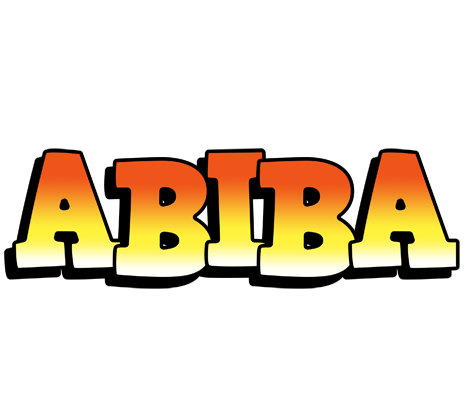 Abiba sunset logo