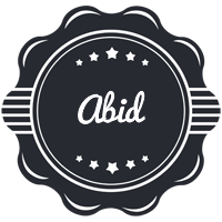 Abid badge logo