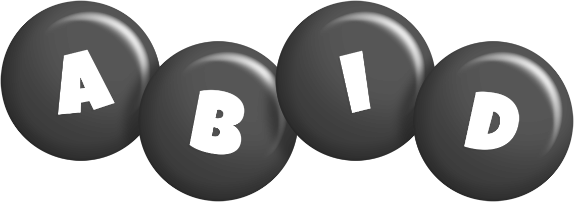 Abid candy-black logo