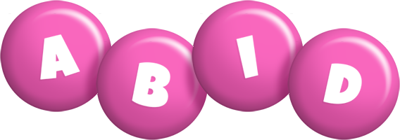 Abid candy-pink logo