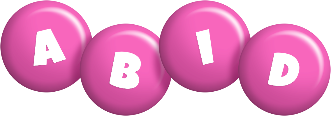 Abid candy-pink logo