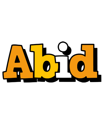 Abid cartoon logo