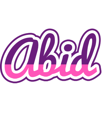 Abid cheerful logo