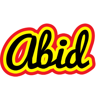 Abid flaming logo
