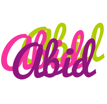 Abid flowers logo