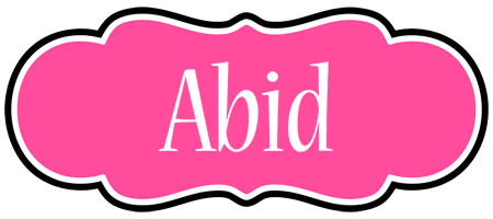 Abid invitation logo