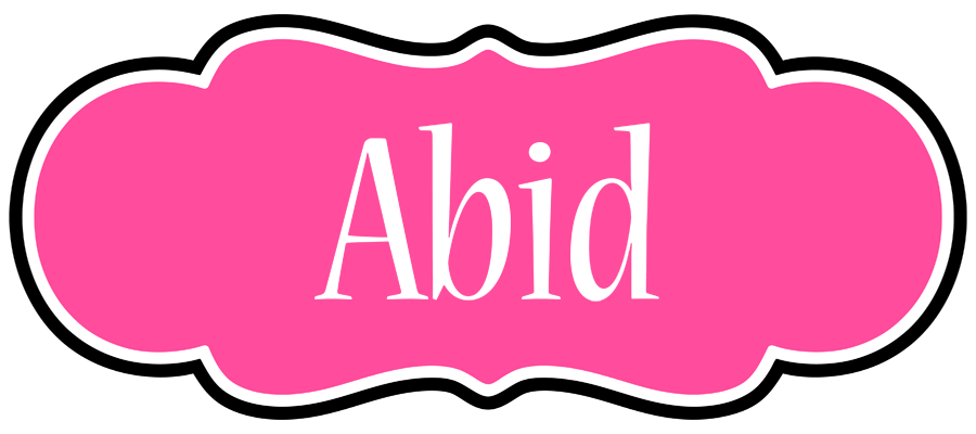 Abid invitation logo