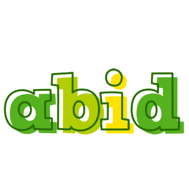 Abid juice logo