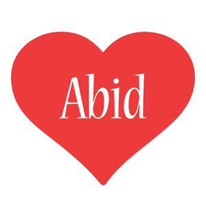 Abid love logo