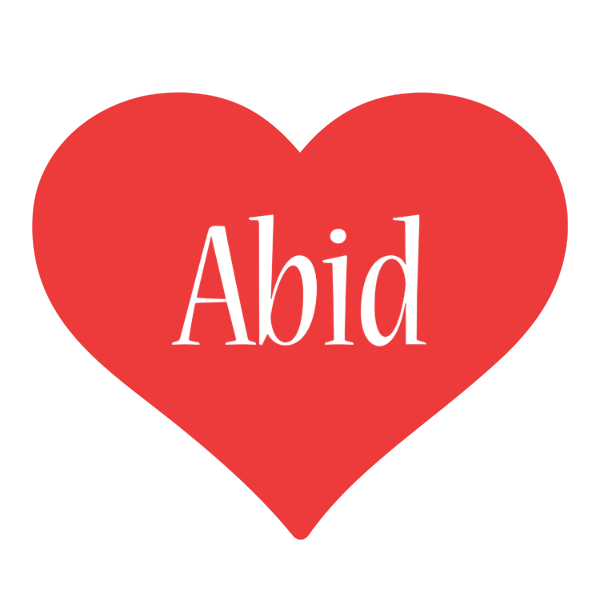 Abid love logo