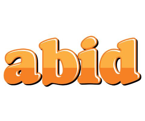 Abid orange logo
