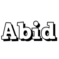 Abid snowing logo