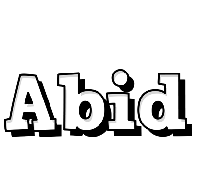 Abid snowing logo