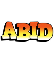 Abid sunset logo