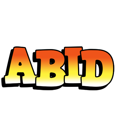 Abid sunset logo