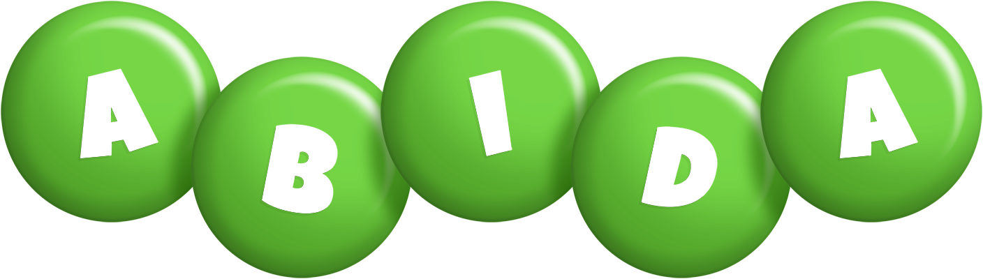 Abida candy-green logo