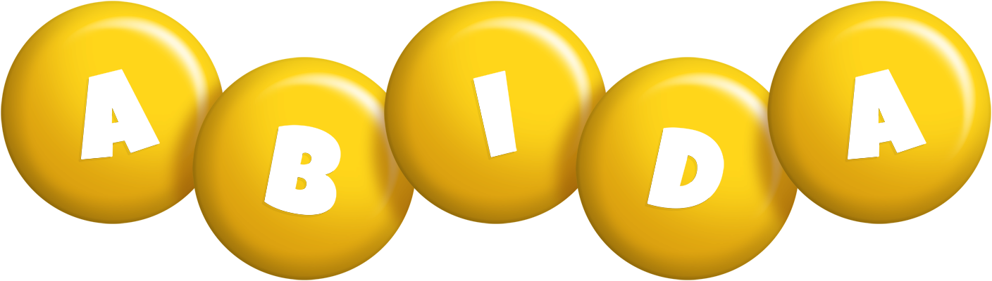 Abida candy-yellow logo