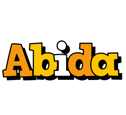 Abida cartoon logo