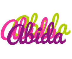 Abida flowers logo