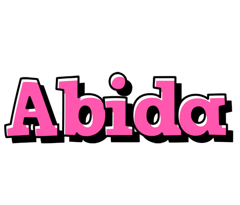 Abida girlish logo
