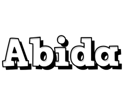 Abida snowing logo