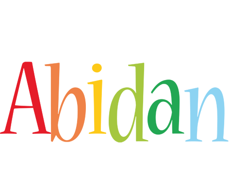 Abidan birthday logo