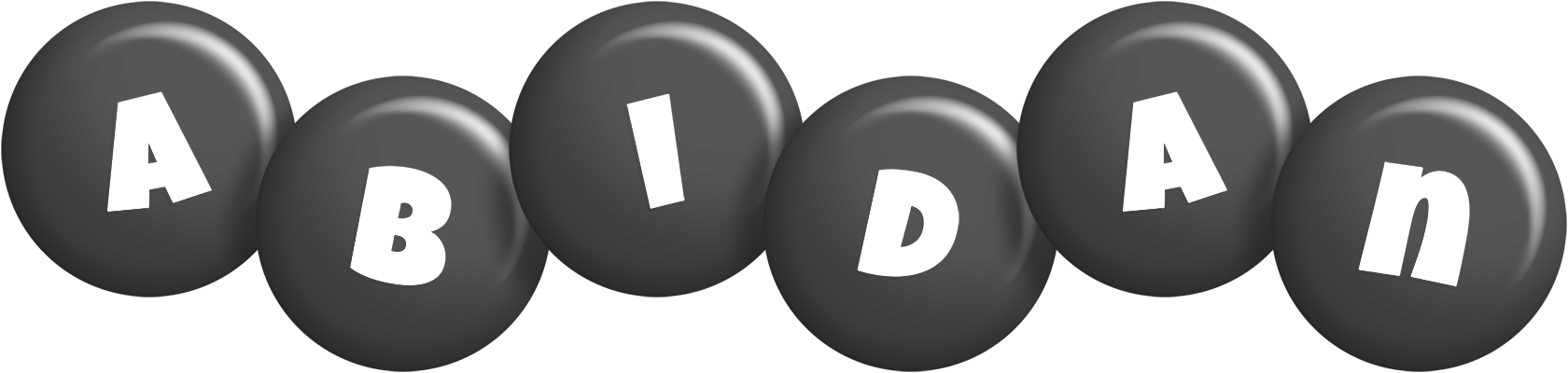 Abidan candy-black logo