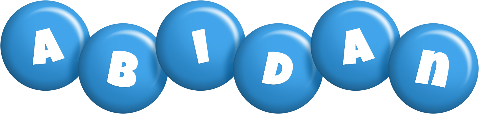 Abidan candy-blue logo