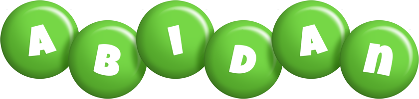 Abidan candy-green logo