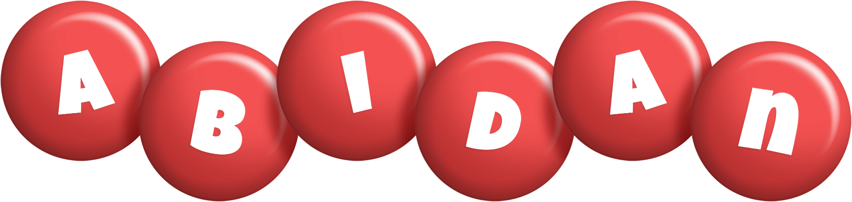 Abidan candy-red logo