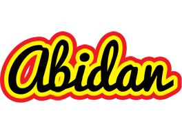 Abidan flaming logo