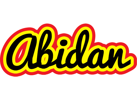 Abidan flaming logo