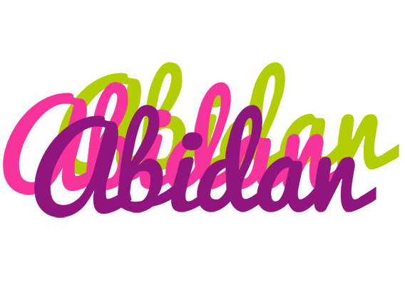 Abidan flowers logo