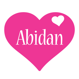 Abidan love-heart logo