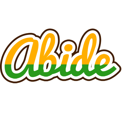 Abide banana logo