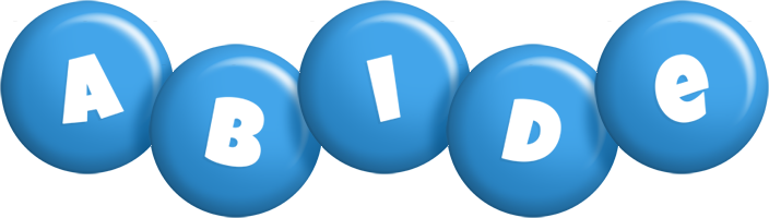 Abide candy-blue logo