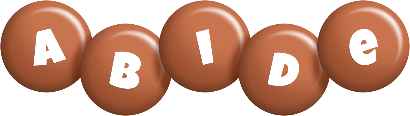 Abide candy-brown logo
