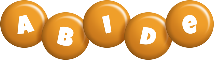 Abide candy-orange logo