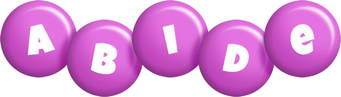 Abide candy-purple logo