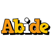 Abide cartoon logo