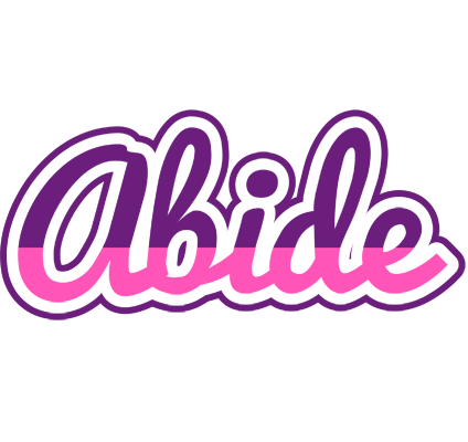 Abide cheerful logo