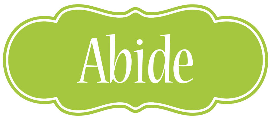 Abide family logo