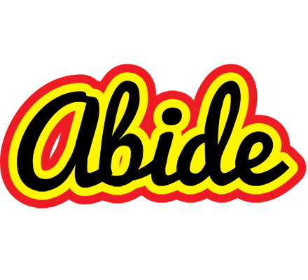 Abide flaming logo