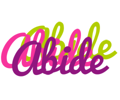 Abide flowers logo