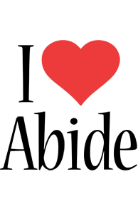 Abide i-love logo
