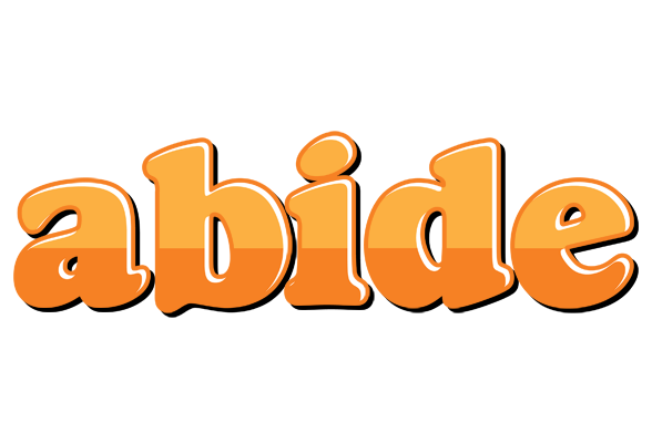Abide orange logo