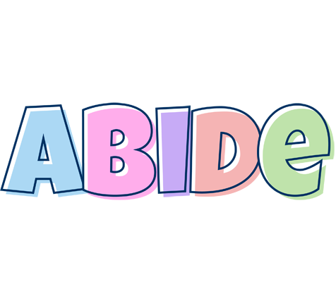 Abide pastel logo