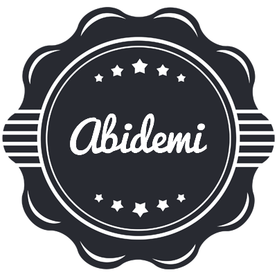 Abidemi badge logo