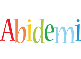 Abidemi birthday logo