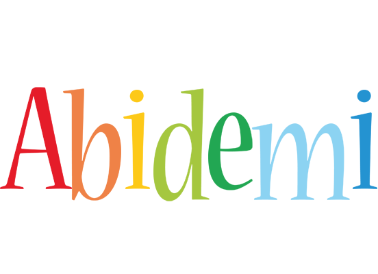 Abidemi birthday logo